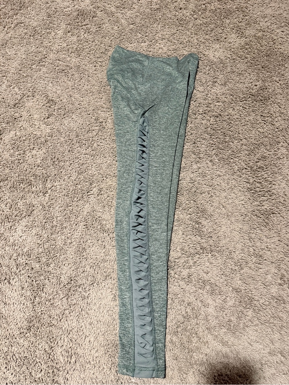 aerie Heathered Sage Crisscross Side Leggings